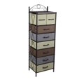 thumbnail image 1 of Essentiels pour la Maison 8044-1 Victorien Tour à 8 Tiroirs / Commode de Rangement Ou Coffre / Noir, 1 of 2