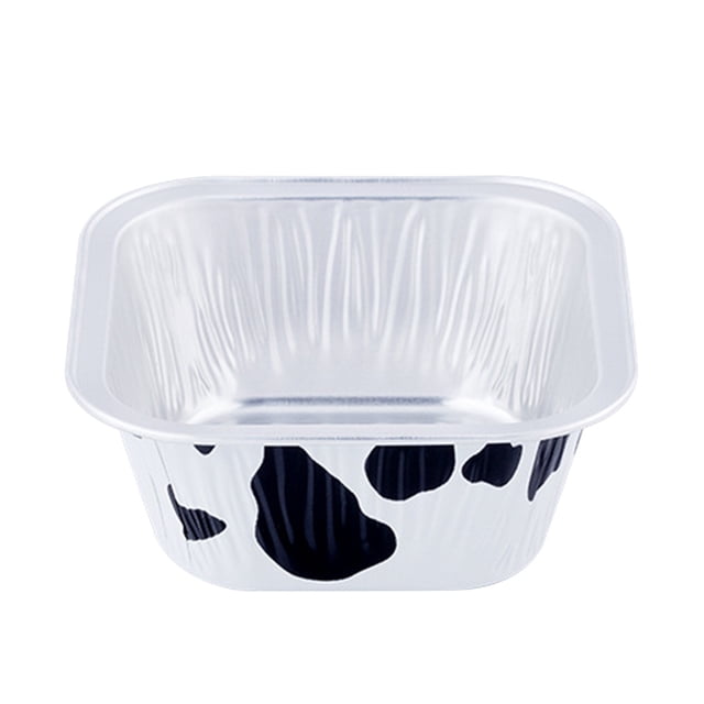 Pompotops Foil Cupcake Cups Square Lid Cupcake Cups, Mini Cupcake Cups Kitchen Baking Cups 100 PCS Clearance