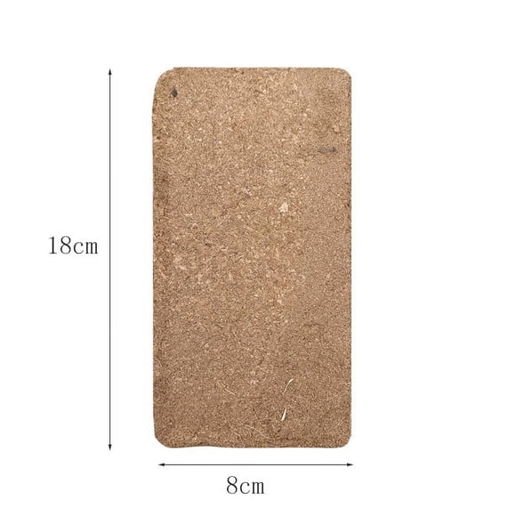 Organic Compressed Coconut Coir Brick - 100% Natural Fiber Potting Soil for Plants Herbs, Low EC pH Balanced, Garden Growing Media 650g