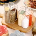 thumbnail image 3 of 5 in 1 Portable Food Storage Containers Leak Proof Camping Kitchen Seasoning Dispenser with Lid and Labels for Outdoor Travel Picnics BBQ, 3 of 3