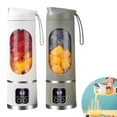 thumbnail image 2 of SharkTRUE Digital Display Juicer-Smart LED Display, Diet-Friendly Portable Multimode Blender Personal Electric USB ML Portable Juicer Shakes and Smoothies Blender Small Blenders Mixing, 2 of 8