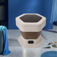 thumbnail image 4 of Foldable Washing Machine, Mini Compact Washer Portable Washing Machine with Dryer Deep Cleaning Electric Small Washer Machine for Underwear, Socks, Apartment, Dorm, RV Traveler, 4 of 7
