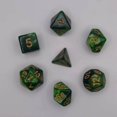 thumbnail image 4 of 7 Pieces Polyhedral Dices Set family board game polyhedral Durable Board Game Props for Card Game Cafe Green, 4 of 7