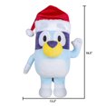 thumbnail image 2 of Holiday Greeter-Bluey in Santa Hat-OPP SM-Bluey, 2 of 6