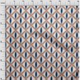 thumbnail image 3 of oneOone Polyester Lycra Fabric Diamond Ikat Print Fabric By The Yard 56 Inch Wide, 3 of 4