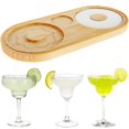 thumbnail image 2 of Margarita Salt Rimmer Reusable Bamboo Sugar Salt Rimmer with Double Plate Bar Glass Rimmer Salt Box Spice Container Bartender Tool for Cocktail and Margarita, 2 of 10
