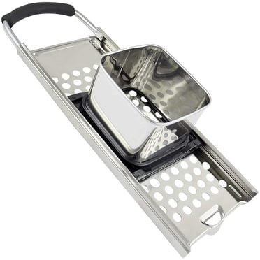 Premium Grade Stainless Steel Spaetzle Maker with Comfort Grip Handle Traditional German Egg Noodle Maker