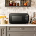 thumbnail image 2 of Mainstays 0.7 Cu ft Countertop Microwave Oven, 700 Watts , Black, 2 of 11