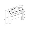 thumbnail image 4 of South Shore Summer Breeze Twin Bookcase Headboard, 4 of 4