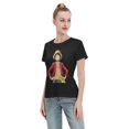 thumbnail image 4 of T-Shirt Basique à Manches Courtes pour Femmes une Pièce Luffy, 4 of 6
