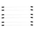 thumbnail image 4 of Dalazy 3 Pairs Elastic Fish Line Nylon Wire w/ Hook for Hair Extensions Hairpieces S, 4 of 9
