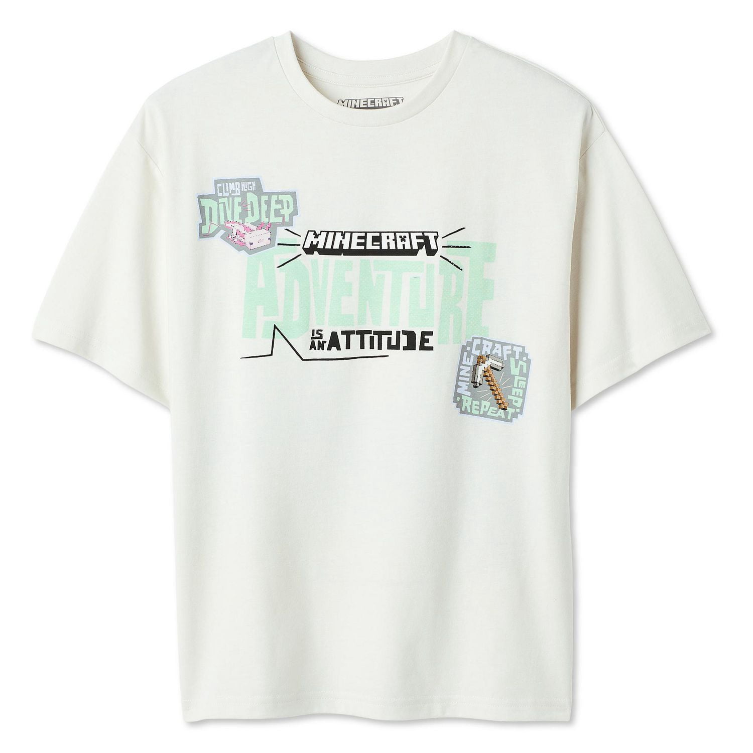 T-shirt à imprimé graphique Minecraft pour garçons