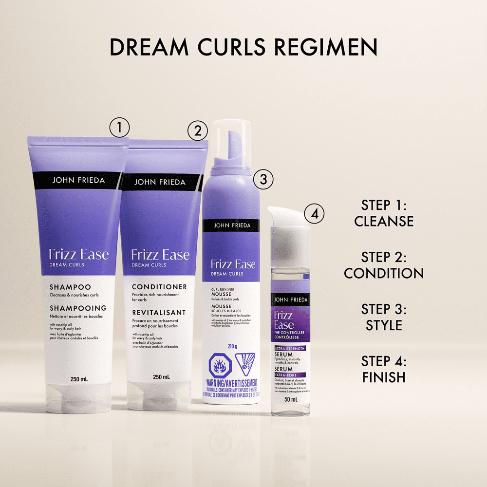 Mousse Frizz Ease Dream Curls Curl Reviver de John Frieda