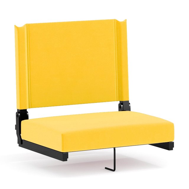 Grandstand Comfort Seats by Flash with Ultra-Padded Seat in Red