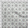 thumbnail image 4 of oneOone Polyester Lycra Brown Fabric Florals Fabric For Sewing Printed Craft Fabric By The Yard 56 Inch Wide, 4 of 4