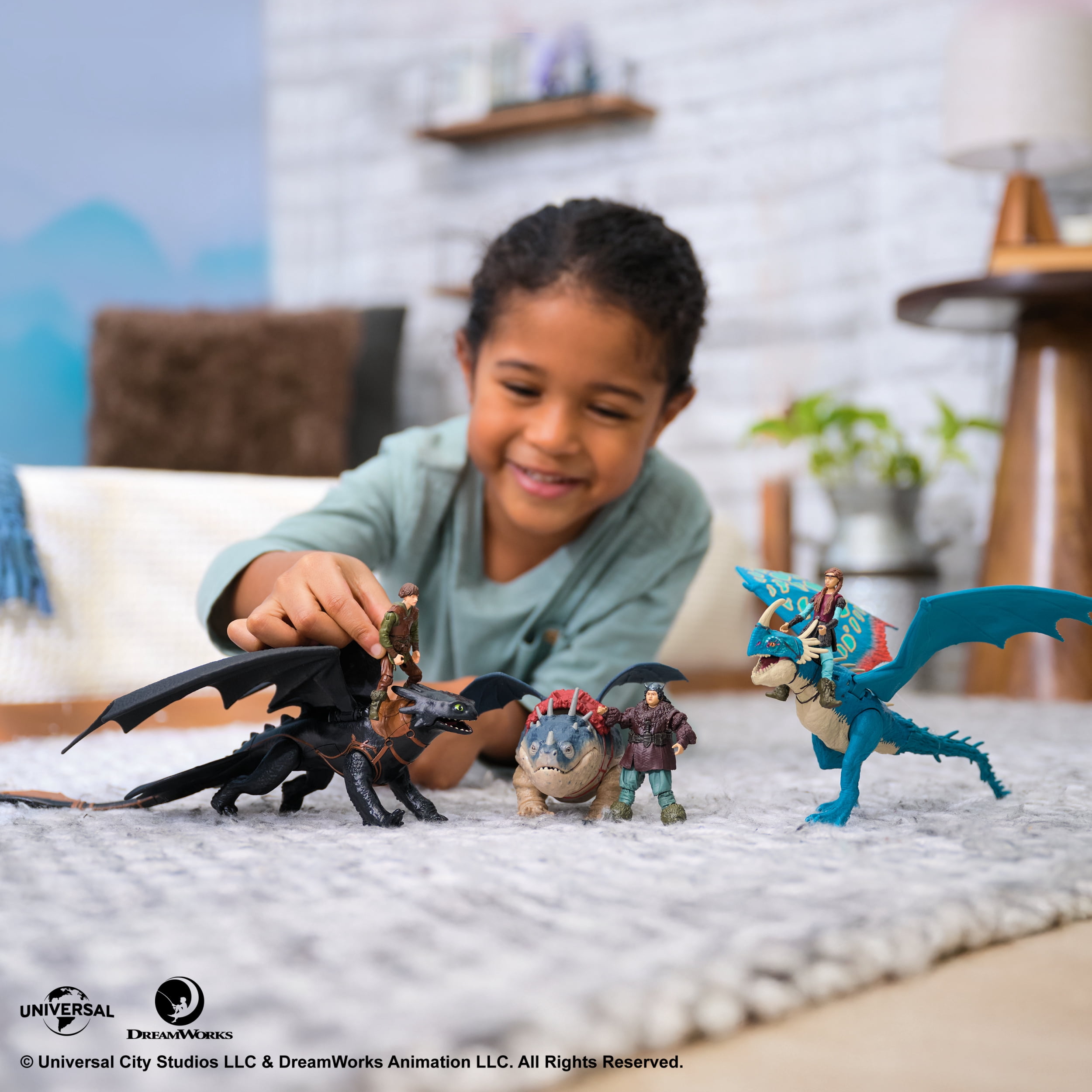 DreamWorks Dragons, How to train Your Dragon, Gronckle & Fishlegs, Duo de figurines Vikings articulées, jouets pour enfants à partir de 4 ans