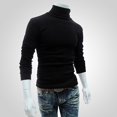 thumbnail image 4 of Men‘S Autumn Solid Color Half-High Collar Tight-Fitting Bottoming Long-Sleeved T-Shirt, 4 of 7
