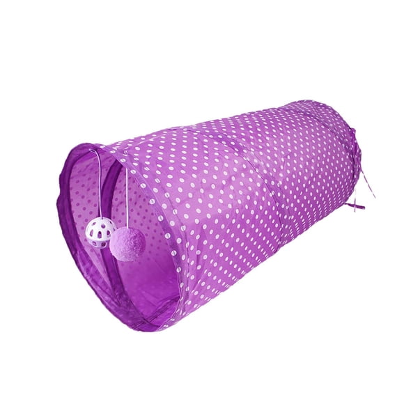 Jouet Tunnel Tube Tunnel Jouet à Griffer pour Chats d'Intérieur Interactif pour l'Ennui Chat Interactif Tube Portable à Motif