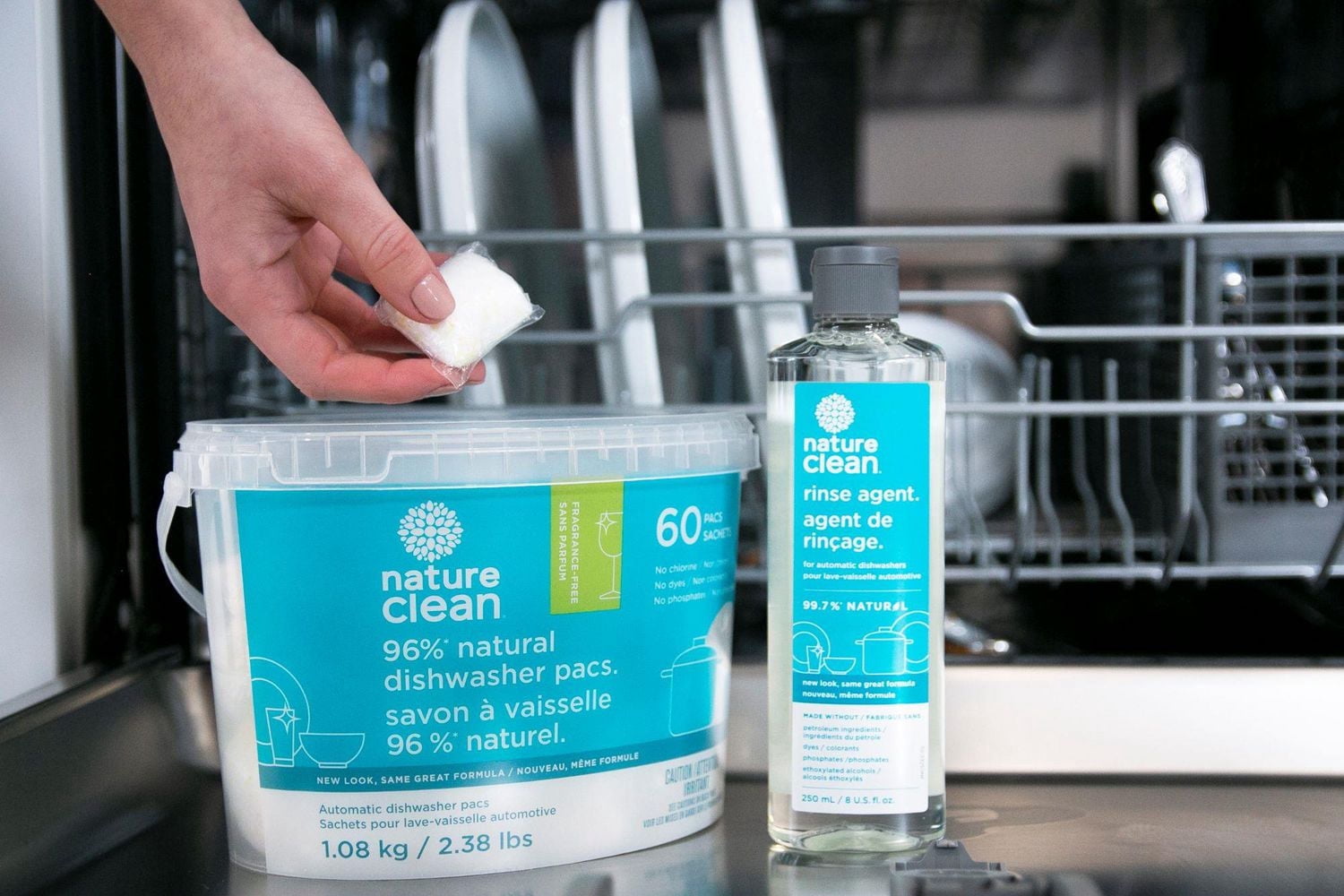 Nature Clean Sachets Pour Lave-Vaisselle Naturels à 96%