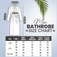 thumbnail image 2 of NY Threads Luxurious Mens Shawl Collar Fleece Bath Robe Spa Robe, Black, XX-Large-3X-Large, 2 of 5