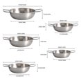 thumbnail image 3 of KEINXS Dinnerware Flatware Stainless Steel Stainless Steel Dutch Oven Dutch Oven Pot Best Chef’S Pan In Pots and Pans Induction Pot Stock Pot Kitchen Utensils Set Dinnerware Flatware, 3 of 8
