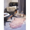 thumbnail image 2 of H-Luxe 2'X3' Gordon Faux Sheepskin Rug, 2 of 4