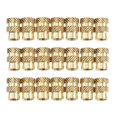 thumbnail image 1 of MasteelfCA 20pcs Furniture Insert Nut Socket Threaded Insert Nuts Copper Furniture Screw, 1 of 7