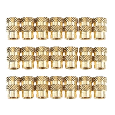 MasteelfCA 20pcs Furniture Insert Nut Socket Threaded Insert Nuts Copper Furniture Screw