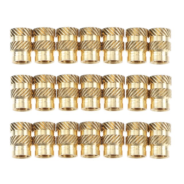 MasteelfCA 20pcs Furniture Insert Nut Socket Threaded Insert Nuts Copper Furniture Screw