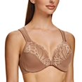 thumbnail image 1 of CHUANK Underwire Front Closure Bras for Women Black 34B, 1 of 6