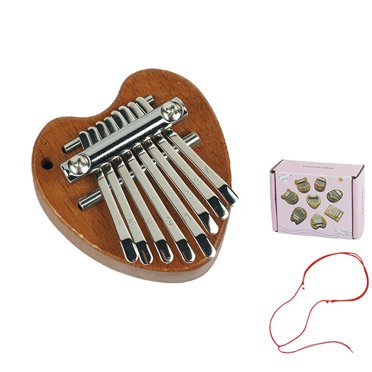 Solid wood 8-tone mini thumb piano kalimba five-finger piano portable beginner finger piano musical instrument