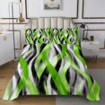 thumbnail image 1 of Erosebridal Geometric Stripe Quilt Sets for Queen Size Bed,Abstract Artwork Bed Set,Geometry Lines Decor,Lightweight,3pcs, 1 of 5