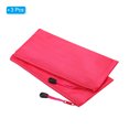 thumbnail image 3 of Unique Bargains Waterproof Zipper File Bags, A6 Document Holders for Office, Rose Red 3 Pack, 3 of 6