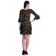 thumbnail image 4 of Moomaya Robe Courte Imprimée pour Femmes, Manches Évasées, Coupe Droite, Robes pour Femmes, Vêtements d'Été Décontractés, 4 of 6