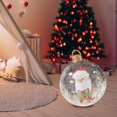 thumbnail image 4 of Yhmxh Boule de Décoration de Noël 2025 60cm Extérieur Boule Gonflable Décorée Pvc Boule de Noël Gonflable Décorations de Sapin de Noël Cadeaux de Fête de Noël, 4 of 5