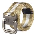 thumbnail image 1 of Men Belt Dual Alloy Buckle All-match Adjustable Webbing Belt Canvas Web Belt, 1 of 9