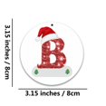 thumbnail image 4 of Birdeem Christmas Alphabet Decorations Personalized for Gift Christmas Tree Hanging Ornament Diy Decorations, 4 of 10