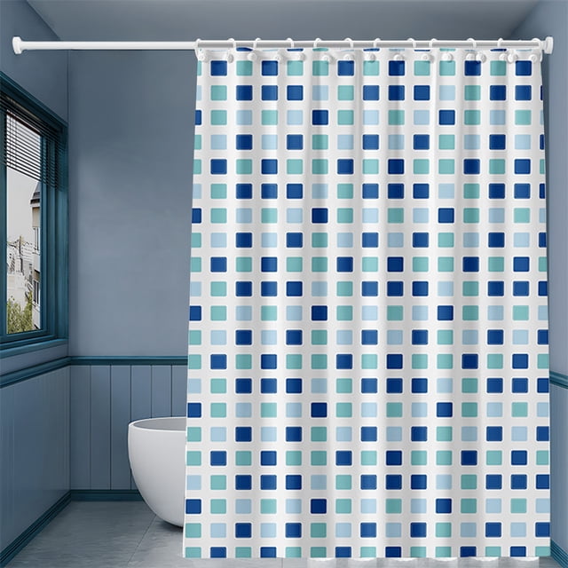 Dvkptbk Rideau de Douche pour Salle de Bain Rideau de Douche Moderne Hiver dans le Bain Ensemble de Rideaux de Douche