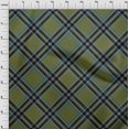 thumbnail image 3 of oneOone Cotton Silk Fabric Tartan Check Printed Craft Fabric BTY 42 Inch Wide, 3 of 4