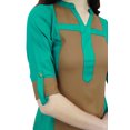 thumbnail image 2 of Phagun Kurta Kurti à Manches 3/4 en Rayonne pour Femmes, Tunique Décontractée d'Été, 2 of 7