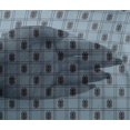 thumbnail image 4 of oneOone Viscose Chiffon Fabric Swirl & Check Ikat Print Sewing Fabric BTY 42 Inch Wide, 4 of 4
