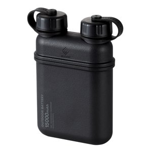 ELECOM NESTOUT Banque de pouvoir, 15000mAh Chargeur extérieur, 32W USB C Chargement rapide PD, imperméable IP67, Résistant aux chocs lourds, T