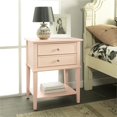 thumbnail image 4 of Ameriwood Home Table d'Appoint Franklin avec 2 Tiroirs Rose, 4 of 7
