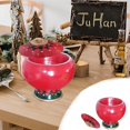 thumbnail image 1 of Boovnll Christmas Bowl Candy Canisters Christmas Snack Bowl Sugar Bowl with Lid and Spoon Christmas Candy Tray Candy Synthetic Resin Dining Table Storage Rack, Storage, Organization and Storage, 1 of 8