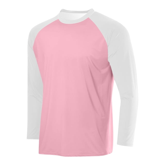 LOVZFMLL Men's Shirts, Colorblock Classic Fashion Crew Neck T-Shirts, Casual Essential Versatile Pullover, Relaxed Fit Fall Clothes
