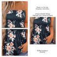thumbnail image 3 of Womens Smocked Tube , Off Shoulder Pleated Slim Women's Summer  Open Back Stretchy  For Work Type 3 XL, 3 of 6