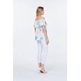 thumbnail image 3 of Women's Hawaiian Off-Shoulder Ruffle Muumuu Top in Sandy Beach Cream L, 3 of 5