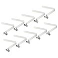 thumbnail image 1 of Unique Bargains 9.5x6mm Kayak Paddle Snaps, Hollow Button Single Pin Lock Tube Spring Clips for Tent Pole, 10 Pack, 1 of 6