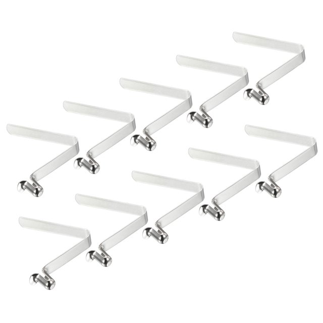 Unique Bargains 9.5x6mm Kayak Paddle Snaps, Hollow Button Single Pin Lock Tube Spring Clips for Tent Pole, 10 Pack