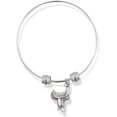 thumbnail image 1 of EPJ English Riding Horse Saddle Fancy Charm Bangle (alloy, ConsumerAudience, StainlessSteel), 1 of 5